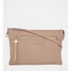 Natural Multi Gusset Crossbody Bag