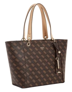 Guess Kamryn Black Tote Bag Brown -Women Summer Clothing Store 520121710 3 1 720x928