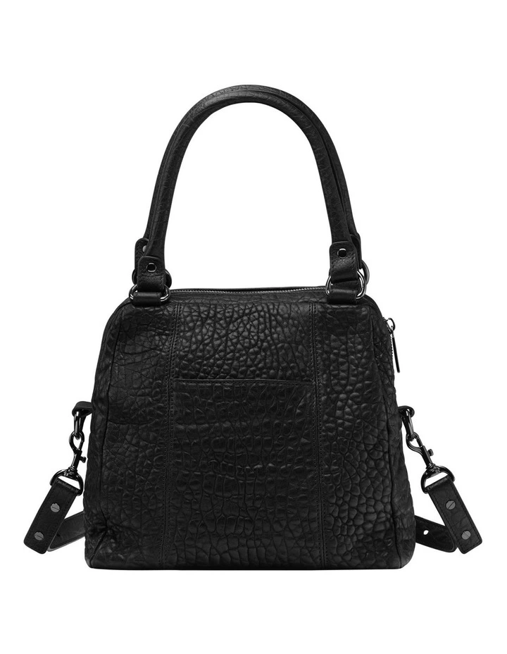 Last Mountains Black Double Handle Satchel SA7685 4 Last Mountains Black Double Handle Satchel SA7685 - Image 2