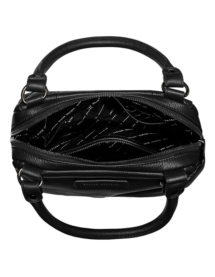 Last Mountains Black Double Handle Satchel SA7685 6 Last Mountains Black Double Handle Satchel SA7685 - Image 4