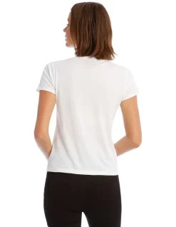 Guess Logo Baby Tee White -Women Summer Clothing Store 760361950 3 720x928