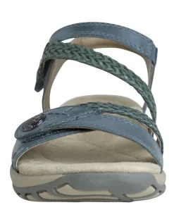 Crop Blue Leather Sandal -Women Summer Clothing Store 788493970 4 720x928