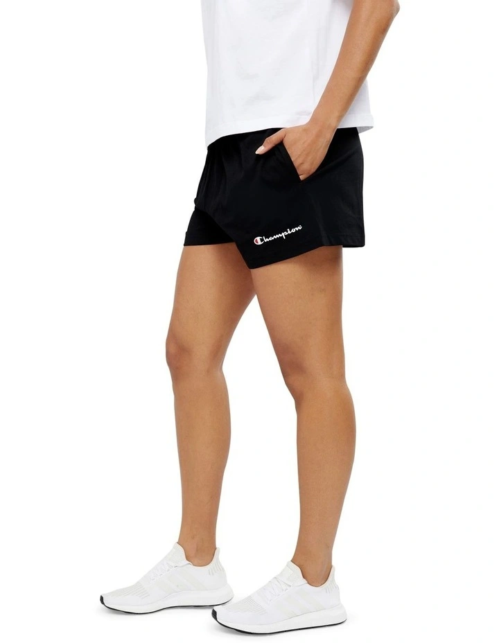 Champion C Logo Jersey Shorts Black 4 Champion C Logo Jersey Shorts Black - Image 2
