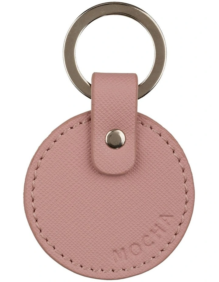 Jane Leather Key Ring Rose 3 Jane Leather Key Ring Rose