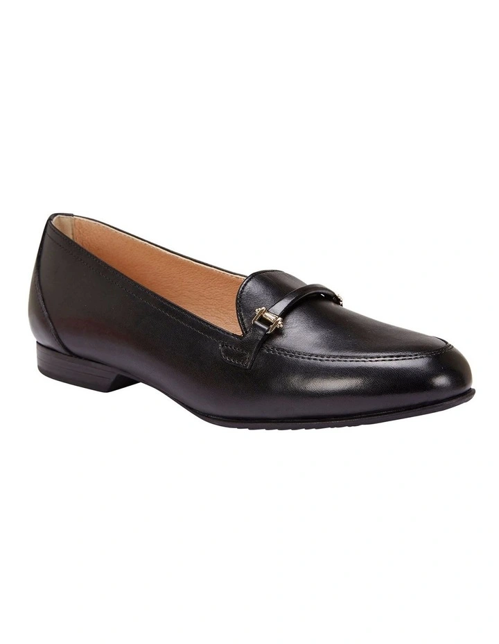Glebe Flat Shoes In Black Leather 4 Glebe Flat Shoes In Black Leather - Image 2