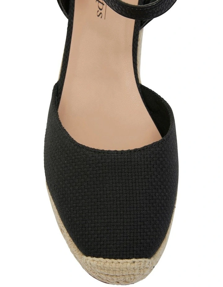 Santos Black Fabric Sandals 9 Santos Black Fabric Sandals - Image 7