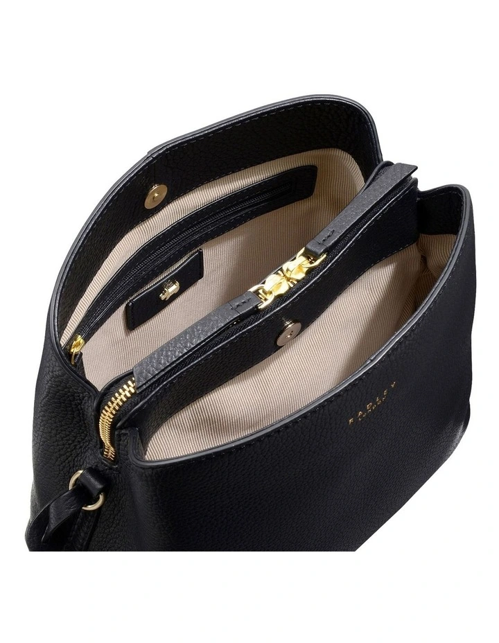 Radley Dukes Place Medium Black Compartment Multiway Bag 6 Radley Dukes Place Medium Black Compartment Multiway Bag - Image 4