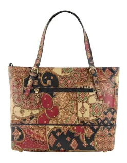 Scala SCB001 Jordan Tuscany Zip Top Tote Bag -Women Summer Clothing Store 838397890 3 720x928