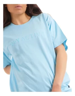 Boxy Tee In Ice Blue -Women Summer Clothing Store 852191650 922455730 4 720x928