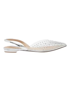 Steve Madden Josey Silver Flats