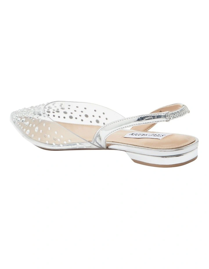 Steve Madden Josey Silver Flats 4 Steve Madden Josey Silver Flats - Image 2
