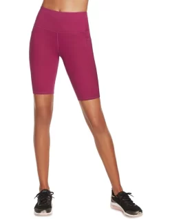 Skechers Goflex High Waist 10 Inch Walk Short In Black