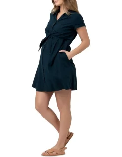 Colette Tie Up Dress In Navy -Women Summer Clothing Store 860714740 2 1 720x928