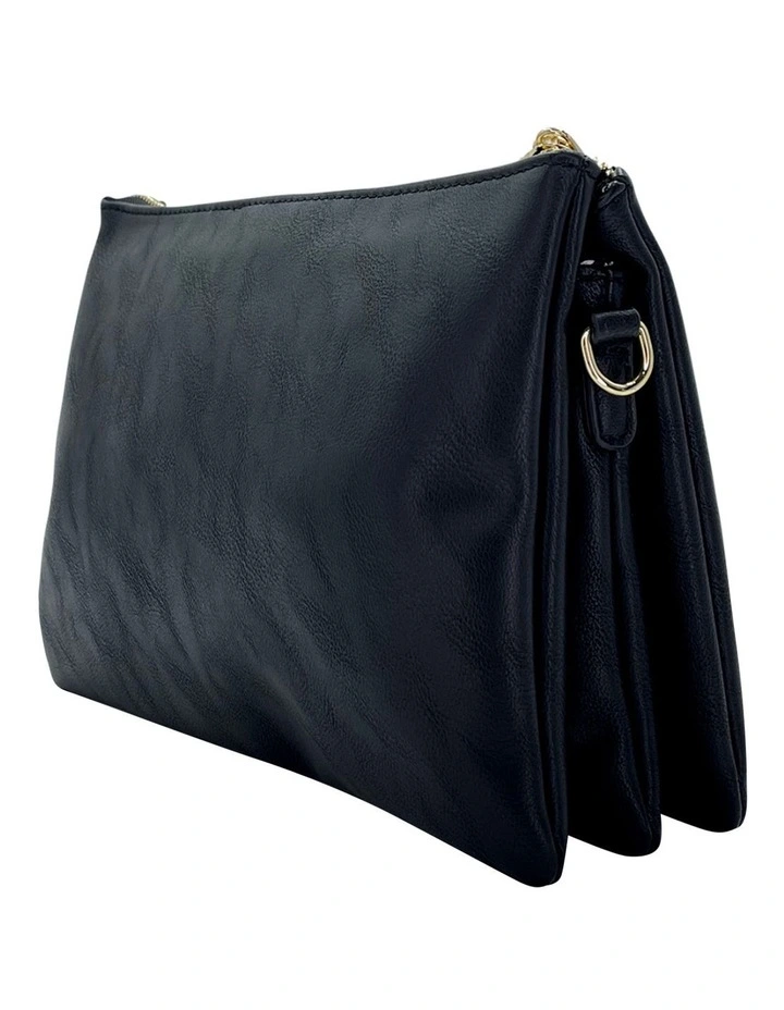 Mocha Triple Jessie Crossbody Bag Black/Light Gold 5 Mocha Triple Jessie Crossbody Bag Black/Light Gold - Image 3