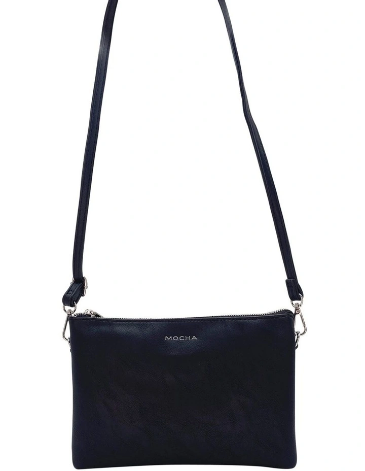 Mocha Triple Jessie Crossbody Bag Black/Light Gold 6 Mocha Triple Jessie Crossbody Bag Black/Light Gold - Image 4