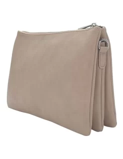 Mocha Triple Jessie Crossbody Bag Taupe/Silver 9 Mocha Triple Jessie Crossbody Bag Taupe/Silver -Women Summer Clothing Store 860768920 3 720x928