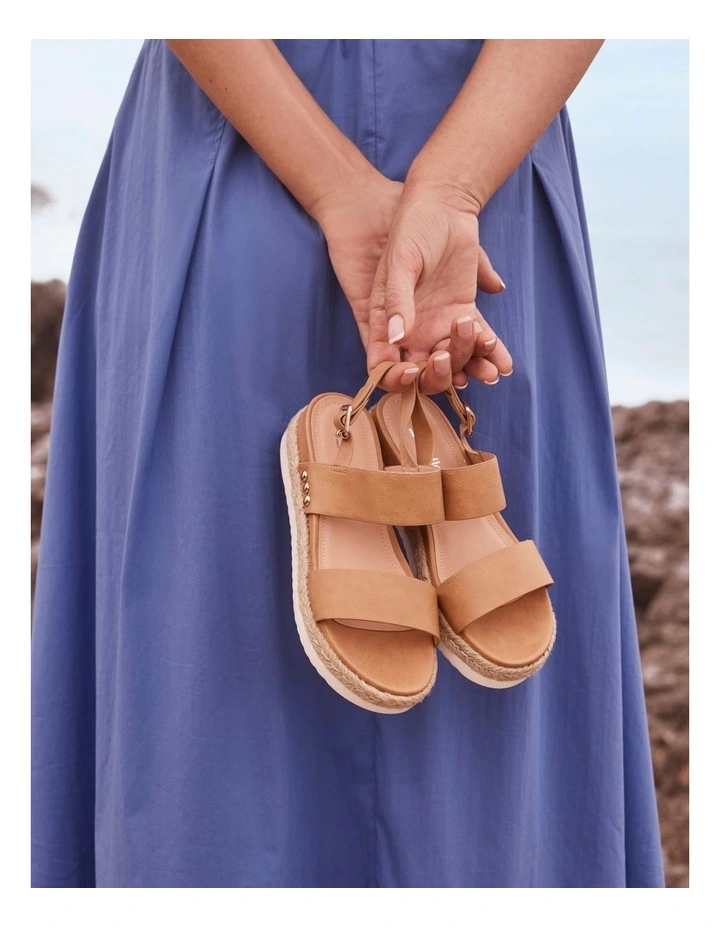 Wave Tan Smooth Sandals 4 Wave Tan Smooth Sandals - Image 2