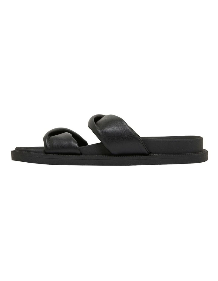 Ginny Black Smooth Sandals 5 Ginny Black Smooth Sandals - Image 3