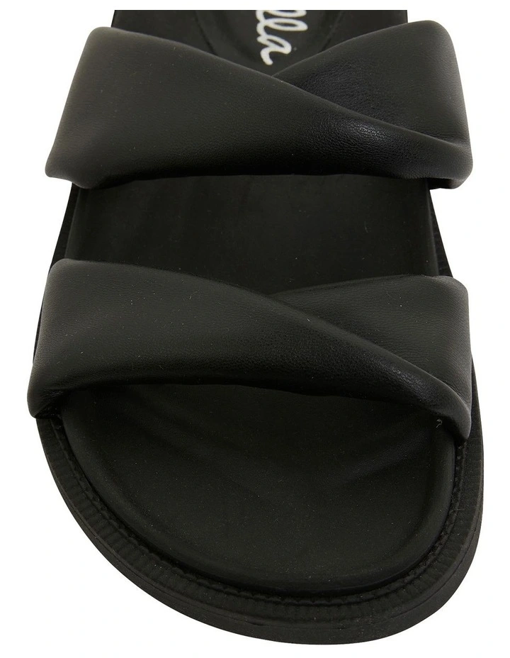 Ginny Black Smooth Sandals 9 Ginny Black Smooth Sandals - Image 7