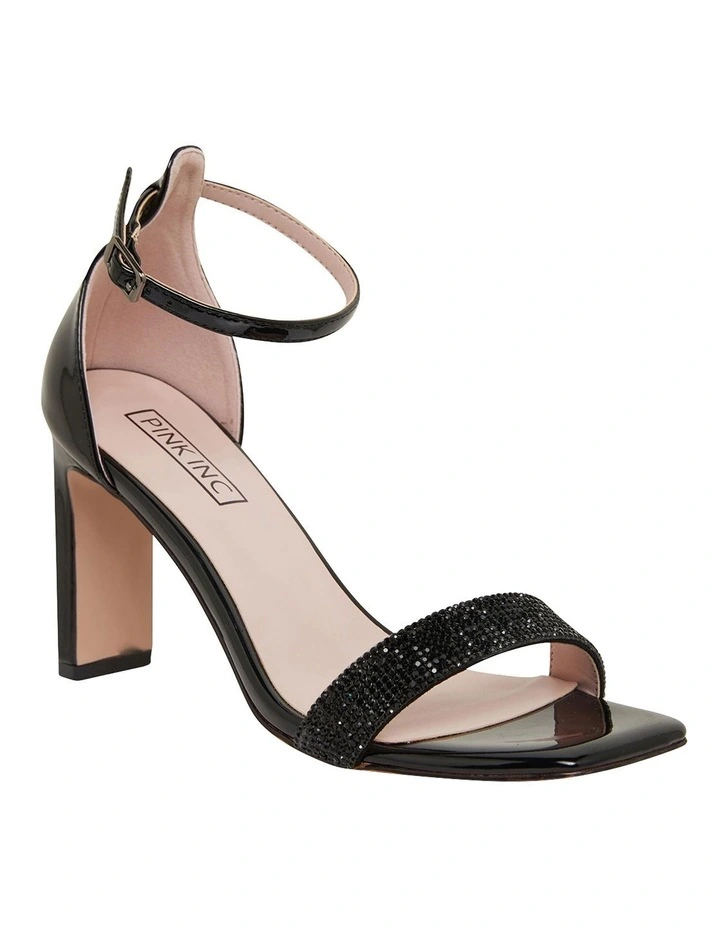 Hope Black Patent Sandals 4 Hope Black Patent Sandals - Image 2
