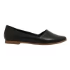 Rachael Flat Shoes In Black Leather -Women Summer Clothing Store 865059940 1 720x928