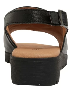 Gilmore Sandals In Black Leather -Women Summer Clothing Store 869344750 5 720x928