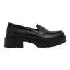 Ravella Sawyer Black Smooth Flat Shoes