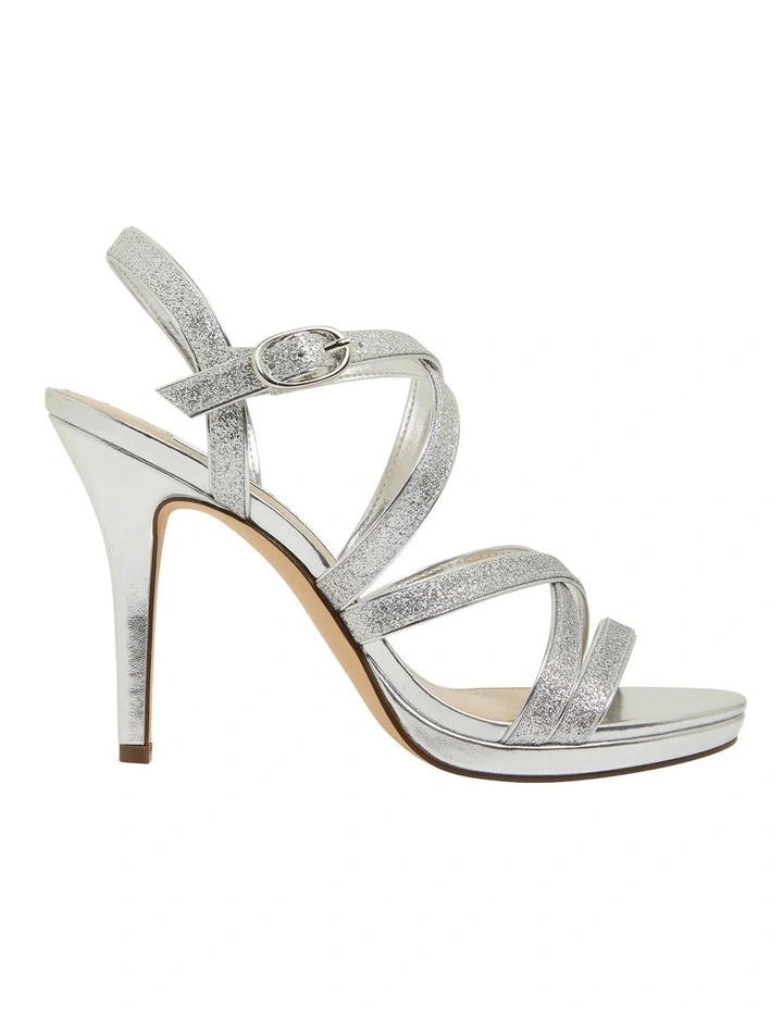 Reatha Silver Glitter Sandals 3 Reatha Silver Glitter Sandals
