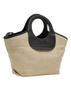 Oxford Emily Fabric & Leather Tote Bag 9 Oxford Emily Fabric & Leather Tote Bag -Women Summer Clothing Store 875765620 3 720x928