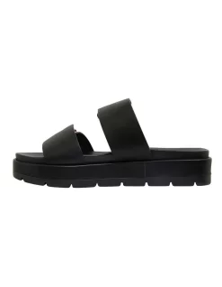 Fiction Black Smooth Sandals 10 Fiction Black Smooth Sandals -Women Summer Clothing Store 881530120 3 720x928