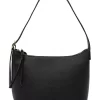 Becky Black Mini Hobo Bag