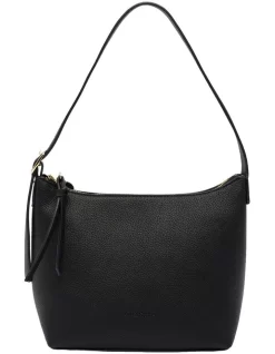 Becky Black Mini Hobo Bag