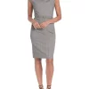 Clemence Plaid Dress Grey