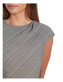 Clemence Plaid Dress Grey 8 Clemence Plaid Dress Grey -Women Summer Clothing Store 890690500 4 720x928