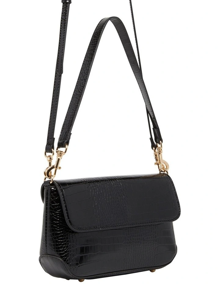Simone Black Shoulder Bag 5 Simone Black Shoulder Bag - Image 3