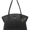 Nine West Nemi Black Zip Top Tote Bag 2 Nine West Nemi Black Zip Top Tote Bag -Women Summer Clothing Store 899165080 1 720x928