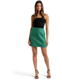Forever New Eden Boucle Mini Skirt Green 11 Forever New Eden Boucle Mini Skirt Green -Women Summer Clothing Store 899284330 5 720x928
