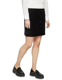 Oxford Anya Velvet Mini Skirt Black 8 Oxford Anya Velvet Mini Skirt Black -Women Summer Clothing Store 902728900 2 720x928
