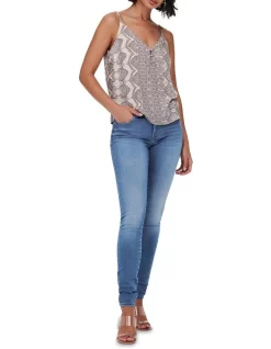 ONLY Roberta Singlet Top Cloud Dancer Print -Women Summer Clothing Store 903092410 4 720x928