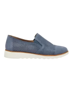 Davis Denim Combo Flat Shoes