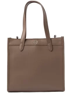 Maple Small Tote Bag In Taupe