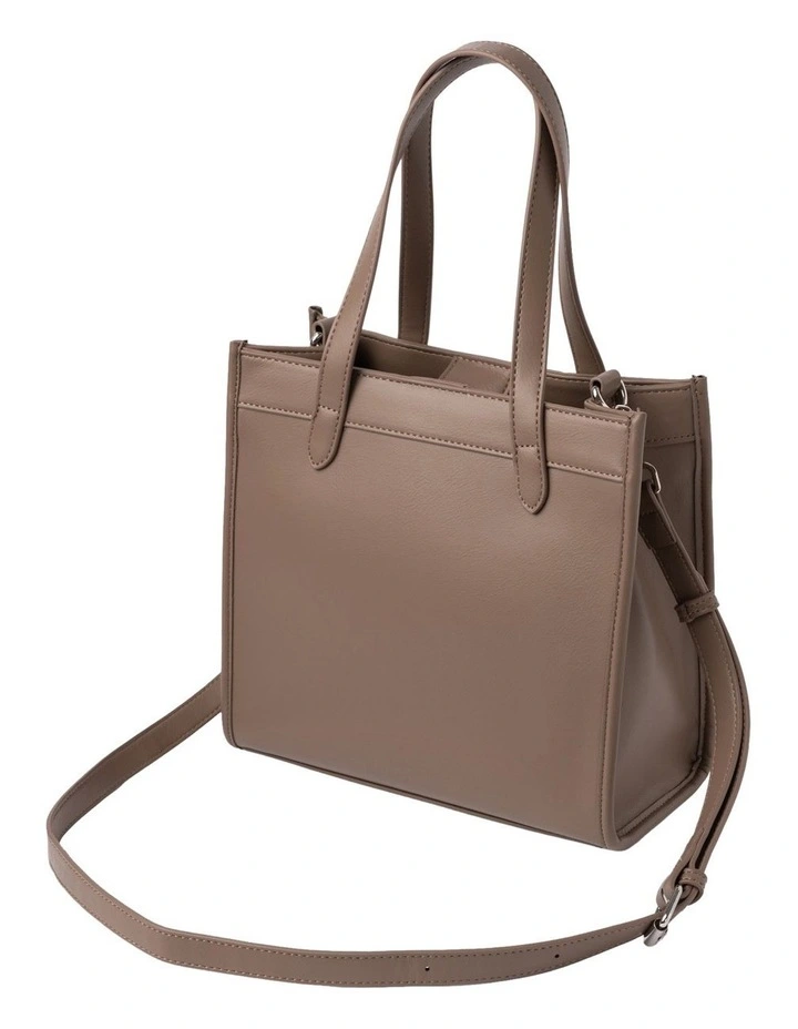 Maple Small Tote Bag In Taupe 6 Maple Small Tote Bag In Taupe - Image 4