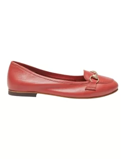 Madeline Red Glove Flat Shoes