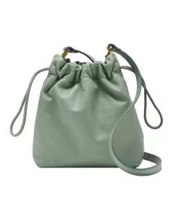 Fossil Gigi Green Bucket Bag