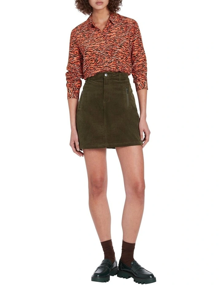 The Safari Network Silk Sofia Shirt In Apricot 4 The Safari Network Silk Sofia Shirt In Apricot - Image 2