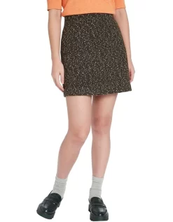 Wool You Love Me Skirt In Khaki