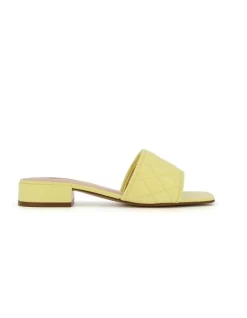 Dune London Linear Di Sandals In Lemon