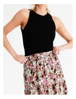 ONLY Elyse Life Midi Skirt In Cactus Flower -Women Summer Clothing Store 917474050 4 720x928
