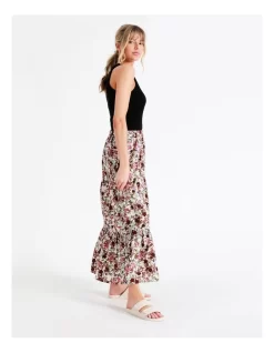 ONLY Elyse Life Midi Skirt In Cactus Flower -Women Summer Clothing Store 917474050 6 720x928