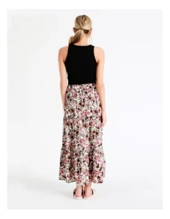 ONLY Elyse Life Midi Skirt In Cactus Flower -Women Summer Clothing Store 917474050 7 720x928